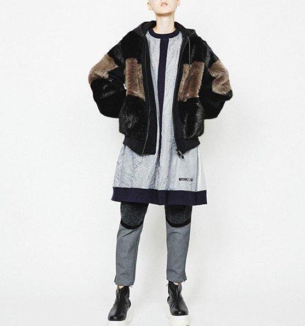 MURUA アウター/エコファー飾りのブラックアウター < ブランド MURUA アウター/エコファー飾りのブラックアウター < ブランドの