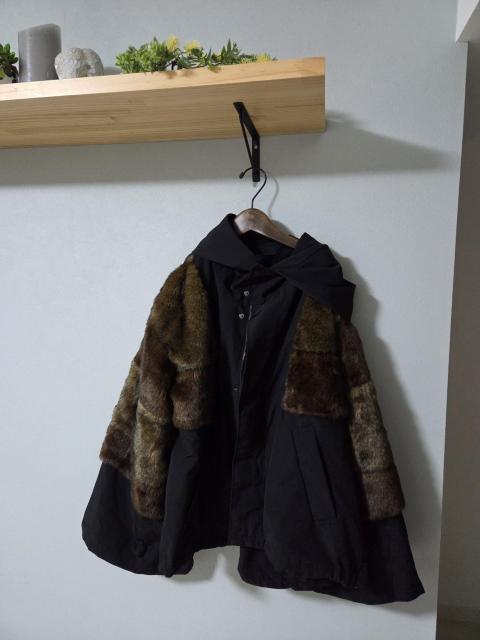 MURUA アウター/エコファー飾りのブラックアウター < ブランド MURUA アウター/エコファー飾りのブラックアウター < ブランドの