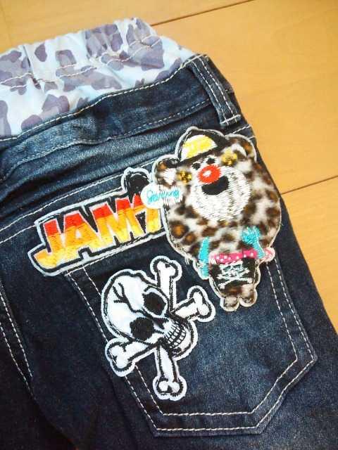 新品スキニーTHE ROCKスキニーデニムパンツ120黒ジャムJAM < ブランド 新品スキニーTHE ROCKスキニーデニムパンツ120黒ジャムJAM < ブランドの