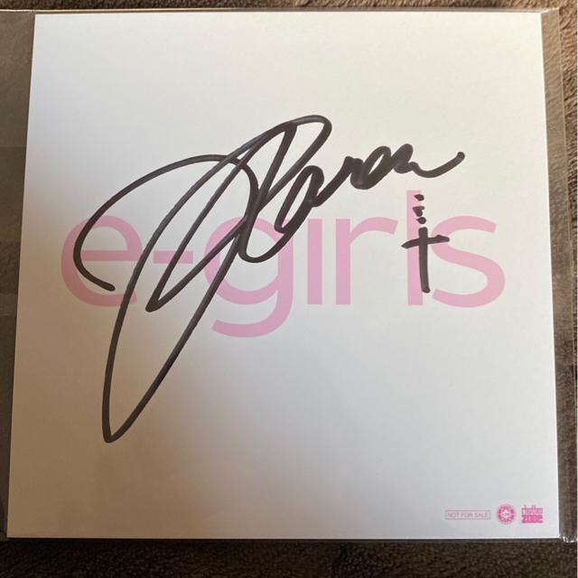 E-girls☆クルクル☆藤井夏恋 直筆サインミニ色紙!! < タレントグッズ  E-girls☆クルクル☆藤井夏恋 直筆サインミニ色紙!!  < タレントグッズの