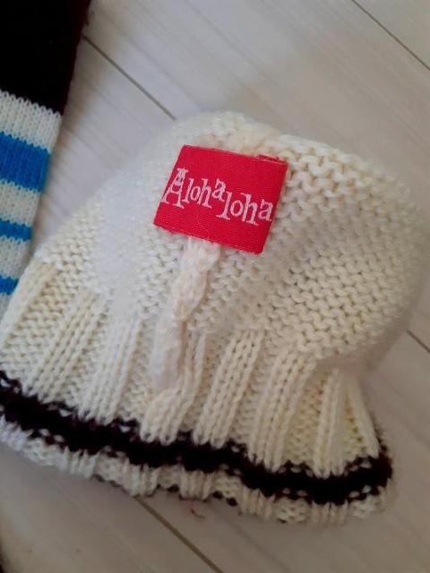 Alohaloha アロハロハ◆キッズ アルパカ20%素材 ニット帽&マフラー セット < キッズ/ベビー  Alohaloha アロハロハ◆キッズ アルパカ20%素材 ニット帽&マフラー セット < キッズ/ベビーの