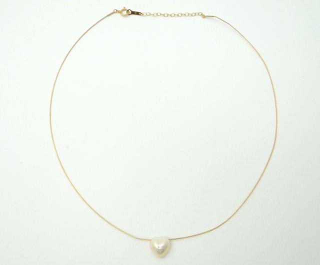 TASAKI タサキ ハートマベパール ペンダント チョーカー ネックレス K18YG<USED>【送料無料】 < ブランド TASAKI タサキ ハートマベパール ペンダント チョーカー ネックレス K18YG<USED>【送料無料】 < ブランドの