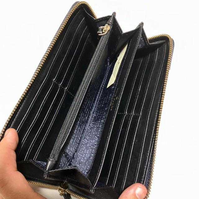 【kate spade / ケイトスペード】 ラウンドファスナー / 長財布 / ネイビー < ブランド  【kate spade / ケイトスペード】 ラウンドファスナー / 長財布 / ネイビー < ブランドの