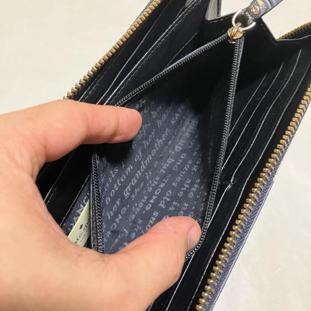 【kate spade / ケイトスペード】 ラウンドファスナー / 長財布 / ネイビー < ブランド  【kate spade / ケイトスペード】 ラウンドファスナー / 長財布 / ネイビー < ブランドの