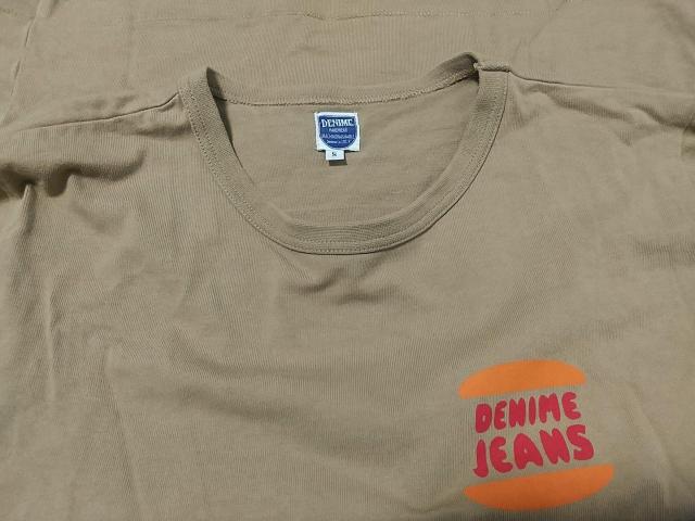 DENIME DENIME JEANS ロゴ プリント 半袖 Tシャツ Sサイズ ドゥニーム ジーンズ アメカジ ベージュ系 中古 < ブランド  DENIME DENIME JEANS ロゴ プリント 半袖 Tシャツ Sサイズ ドゥニーム ジーンズ アメカジ ベージュ系 中古 < ブランドの