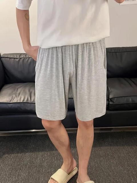 爆ヤス価格790円★メンズサマースリープショーツ ルーズフィット 通気性&伸縮性ニットUSAサイズM(日本サイズXL相当)グレー < 男性ファッション  爆ヤス価格790円★メンズサマースリープショーツ ルーズフィット 通気性&伸縮性ニットUSAサイズM(日本サイズXL相当)グレー  < 男性ファッションの