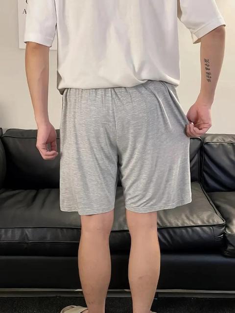 爆ヤス価格790円★メンズサマースリープショーツ ルーズフィット 通気性&伸縮性ニットUSAサイズM(日本サイズXL相当)グレー < 男性ファッション  爆ヤス価格790円★メンズサマースリープショーツ ルーズフィット 通気性&伸縮性ニットUSAサイズM(日本サイズXL相当)グレー < 男性ファッションの