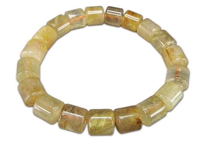 針多めゴールドルチルクォーツ希少仕様円柱形ブレスレット約9.5mm天然石 < 男性アクセサリー/時計  針多めゴールドルチルクォーツ希少仕様円柱形ブレスレット約9.5mm天然石  < 男性アクセサリー/時計の