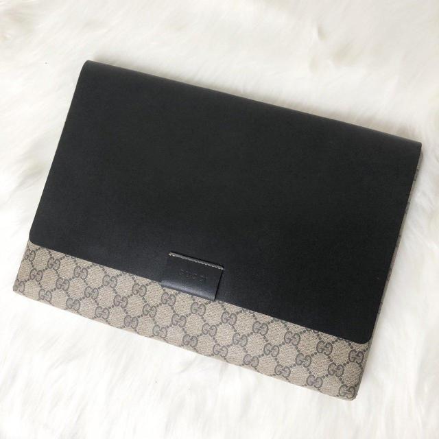 【極美品】GUCCI グッチ クラッチバッグ セカンドバッグ GGスプリーム GG柄 レザー PVC ビジネス A4収納可能 < ブランド 【極美品】GUCCI グッチ クラッチバッグ セカンドバッグ GGスプリーム GG柄 レザー PVC ビジネス A4収納可能 < ブランドの