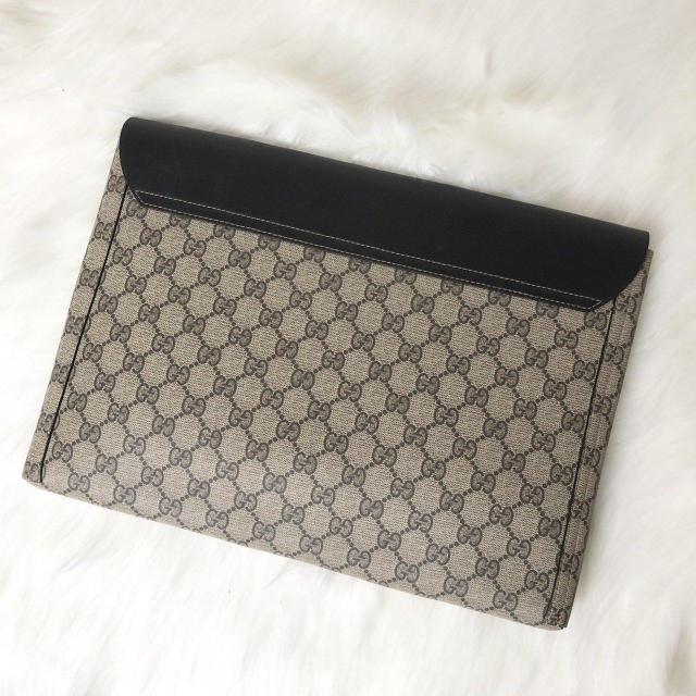 【極美品】GUCCI グッチ クラッチバッグ セカンドバッグ GGスプリーム GG柄 レザー PVC ビジネス A4収納可能 < ブランド 【極美品】GUCCI グッチ クラッチバッグ セカンドバッグ GGスプリーム GG柄 レザー PVC ビジネス A4収納可能 < ブランドの