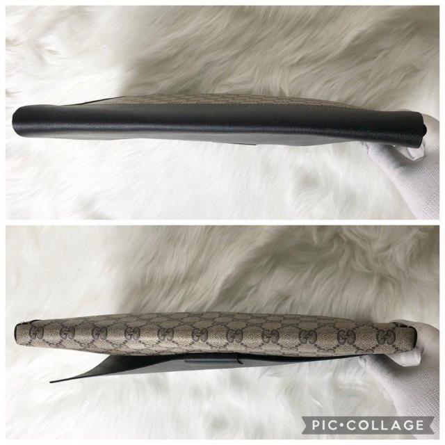 【極美品】GUCCI グッチ クラッチバッグ セカンドバッグ GGスプリーム GG柄 レザー PVC ビジネス A4収納可能 < ブランド 【極美品】GUCCI グッチ クラッチバッグ セカンドバッグ GGスプリーム GG柄 レザー PVC ビジネス A4収納可能 < ブランドの