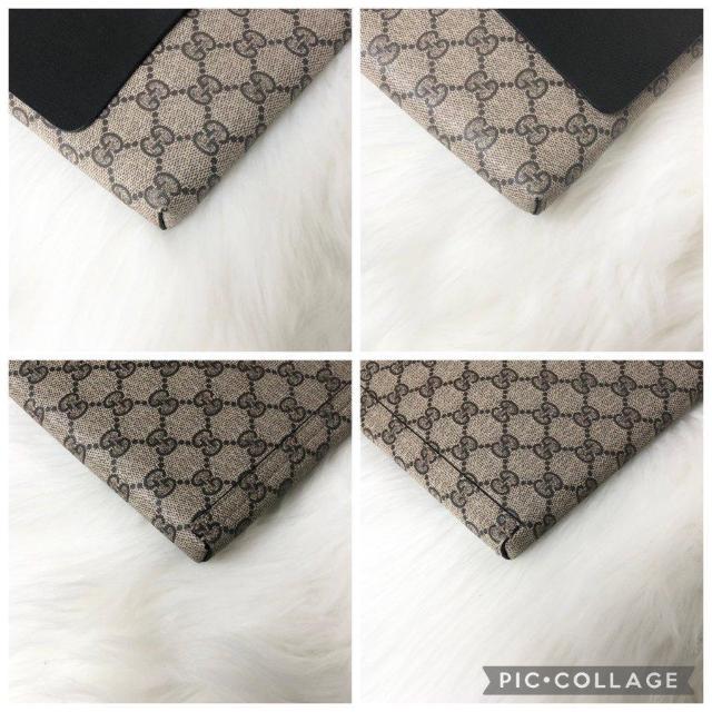 【極美品】GUCCI グッチ クラッチバッグ セカンドバッグ GGスプリーム GG柄 レザー PVC ビジネス A4収納可能 < ブランド 【極美品】GUCCI グッチ クラッチバッグ セカンドバッグ GGスプリーム GG柄 レザー PVC ビジネス A4収納可能 < ブランドの