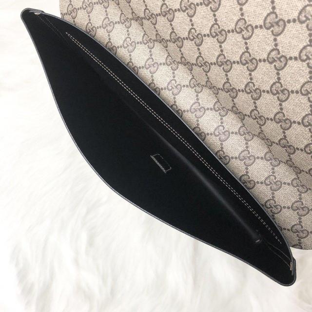【極美品】GUCCI グッチ クラッチバッグ セカンドバッグ GGスプリーム GG柄 レザー PVC ビジネス A4収納可能 < ブランド 【極美品】GUCCI グッチ クラッチバッグ セカンドバッグ GGスプリーム GG柄 レザー PVC ビジネス A4収納可能 < ブランドの