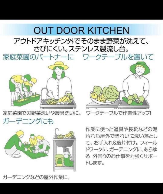 ガーデンシンク 流し台 屋外 SUS304 ステンレス製 5種類 水はねない 高さ調整可能 最大1.5cm お手入れ簡単排水口 < インテリア/ライフ ガーデンシンク 流し台 屋外 SUS304 ステンレス製 5種類 水はねない 高さ調整可能 最大1.5cm お手入れ簡単排水口 < インテリア/ライフの