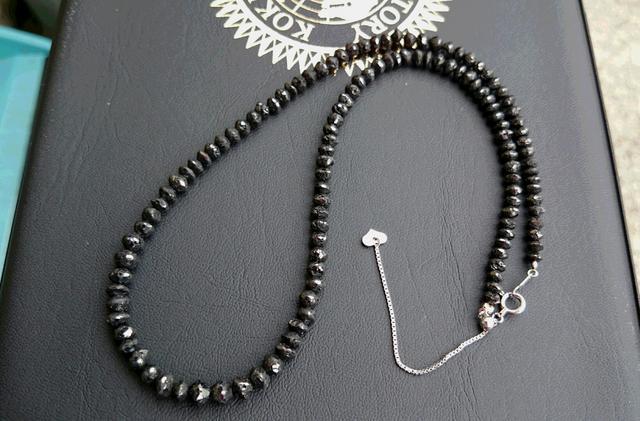 天然/ブラックダイヤモンド/K18WG/鑑別書付/50ct /新品未使用 < 女性アクセサリー/時計  天然/ブラックダイヤモンド/K18WG/鑑別書付/50ct /新品未使用  < 女性アクセサリー/時計の