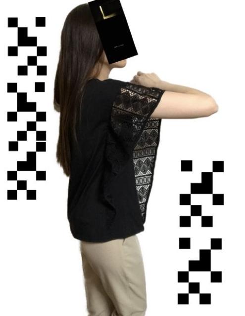 moussyマウジー〓袖脇レース〓カットソーTシャツ黒ブラック(M)新品〓 < ブランド moussyマウジー〓袖脇レース〓カットソーTシャツ黒ブラック(M)新品〓 < ブランドの