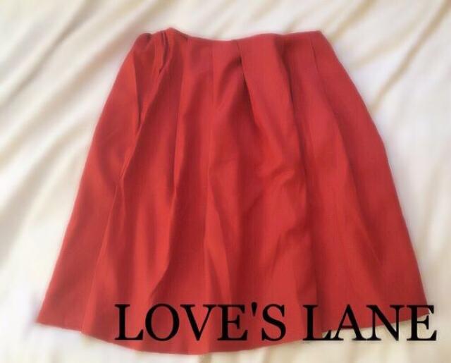 セール●定価5,400円●LOVER'S LANEラバーズレーン【新品】フレアスカート●赤レッド < 女性ファッション  セール●定価5,400円●LOVER'S LANEラバーズレーン【新品】フレアスカート●赤レッド  < 女性ファッションの