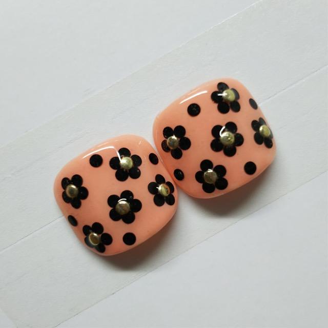 LBNYLA☆親指ペディ♪ ピンクヌーディ、flower、ホロ花、キュート < 香水/コスメ/ネイル  LBNYLA☆親指ペディ♪ ピンクヌーディ、flower、ホロ花、キュート < 香水/コスメ/ネイルの