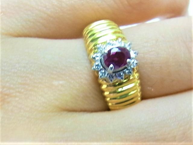 K18Pt900 18v`i RrO r[0.36ct_C0.12ct  ANZT[/v 