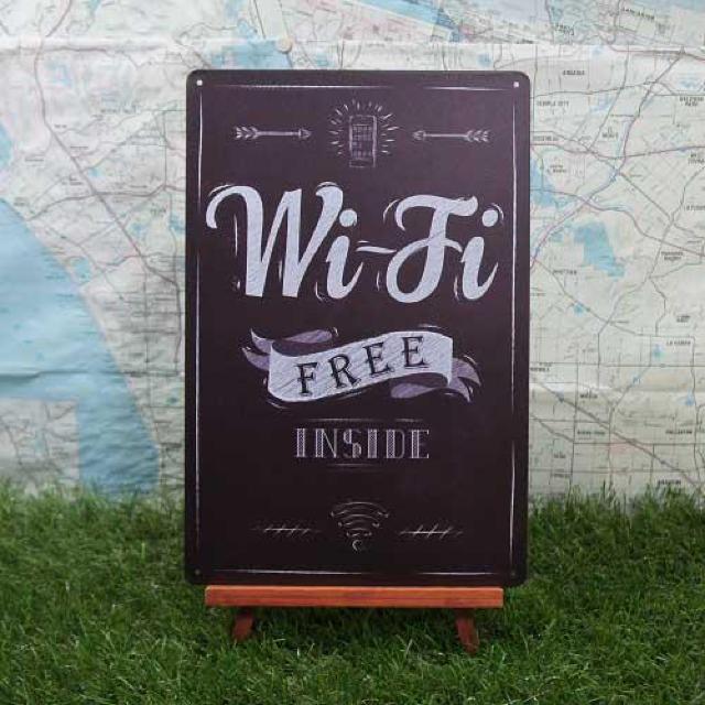 新品【ブリキ看板】Wi-Fi/ワイファイ Free Inside < ホビー  新品【ブリキ看板】Wi-Fi/ワイファイ Free Inside  < ホビーの