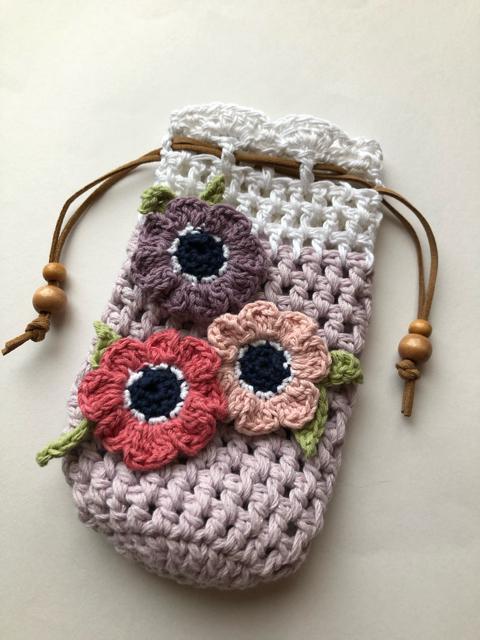 ハンドメイド ペットボトルカバー 350ML コットン 色とりどりのアネモネ♪ < 女性ファッション  ハンドメイド ペットボトルカバー 350ML コットン 色とりどりのアネモネ♪ < 女性ファッションの