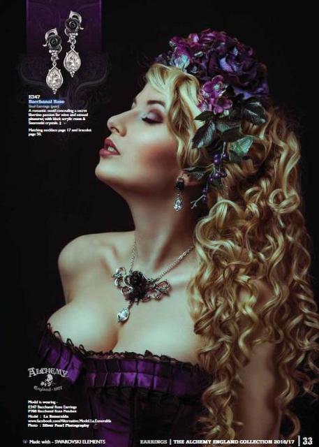 ALCHEMY GOTHIC: BACCHANAL ROSE necklace < 女性アクセサリー/時計  ALCHEMY GOTHIC: BACCHANAL ROSE necklace < 女性アクセサリー/時計の