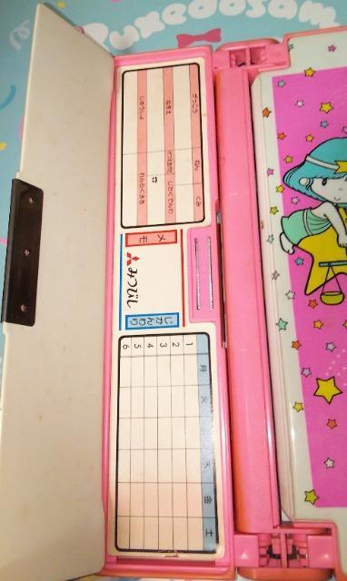 昭和レトロ1980年代星座のティンクルちゃん多収納多機能筆箱筆記用具難有り < インテリア/ライフ  昭和レトロ1980年代星座のティンクルちゃん多収納多機能筆箱筆記用具難有り < インテリア/ライフの