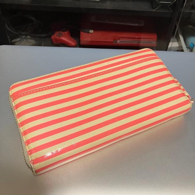 【kate spade / ケイトスペード】  ラウンドファスナー / 長財布 / ストライプ < ブランド  【kate spade / ケイトスペード】  ラウンドファスナー / 長財布 / ストライプ < ブランドの