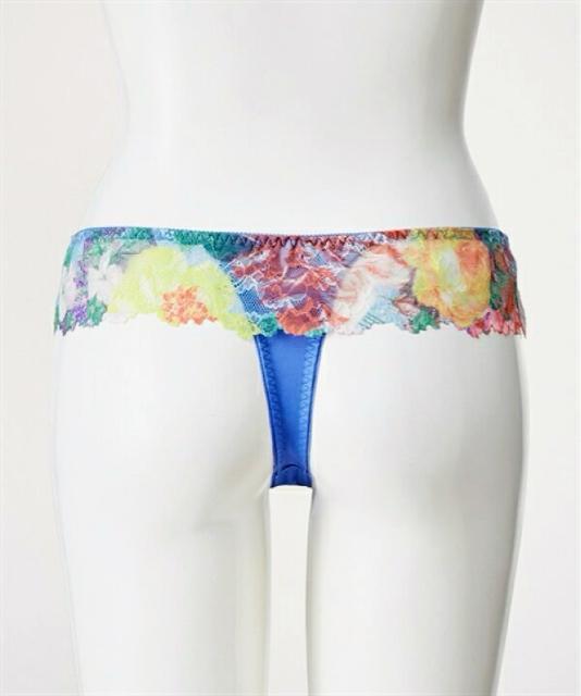 8Lサイズ!3枚セット!フラワープリントレース!素敵!光沢感あるサラッとなめらかな!エレガント!Tバックショーツ! < 女性ファッション  8Lサイズ!3枚セット!フラワープリントレース!素敵!光沢感あるサラッとなめらかな!エレガント!Tバックショーツ! < 女性ファッションの