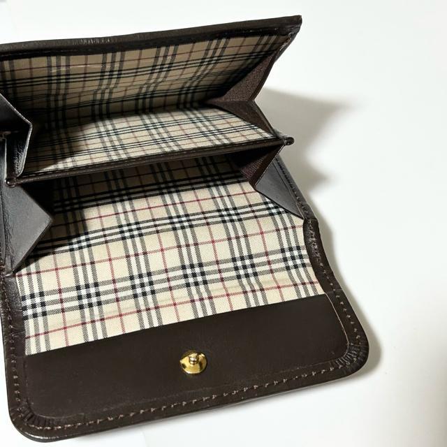 BURBERRY バーバリー レザー 二つ折り 財布 ダークブラウン メンズ < ブランド  BURBERRY バーバリー レザー 二つ折り 財布 ダークブラウン メンズ < ブランドの