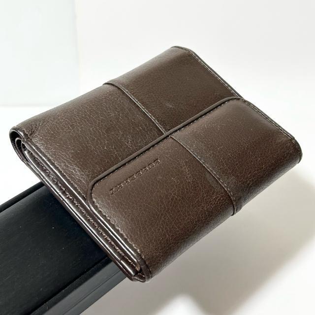 BURBERRY バーバリー レザー 二つ折り 財布 ダークブラウン メンズ < ブランド  BURBERRY バーバリー レザー 二つ折り 財布 ダークブラウン メンズ < ブランドの