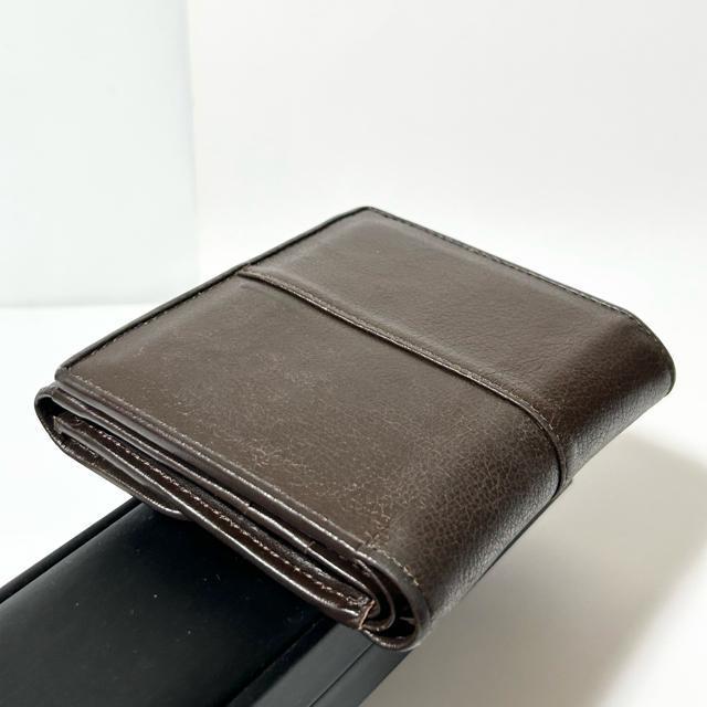 BURBERRY バーバリー レザー 二つ折り 財布 ダークブラウン メンズ < ブランド  BURBERRY バーバリー レザー 二つ折り 財布 ダークブラウン メンズ < ブランドの