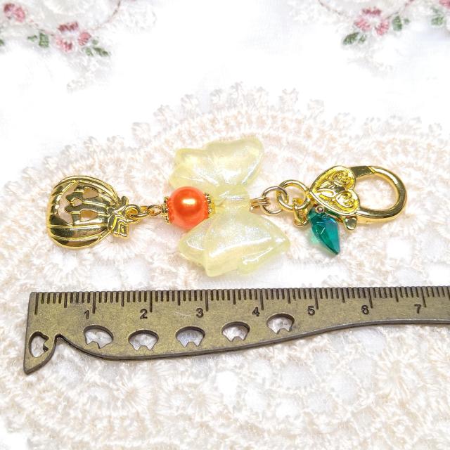 ハンドメイド☆キーホルダー☆ジャックオーランタン☆オレンジ < 女性ファッション  ハンドメイド☆キーホルダー☆ジャックオーランタン☆オレンジ < 女性ファッションの