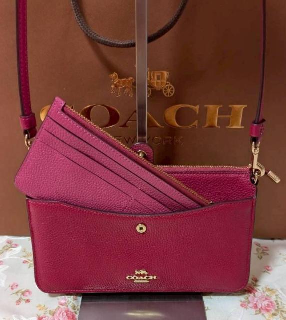 【COACH】ショルダーバッグ ショルダーウォレット 財布 ポシェット レザー 正規品 < ブランド 【COACH】ショルダーバッグ ショルダーウォレット 財布 ポシェット レザー 正規品 < ブランドの