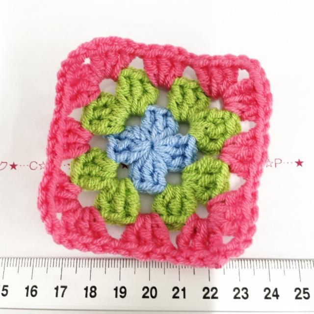 27*ハンドメイド*グラニースクエアモチーフ 4 < ペット/手芸/園芸 27*ハンドメイド*グラニースクエアモチーフ 4 < ペット/手芸/園芸の