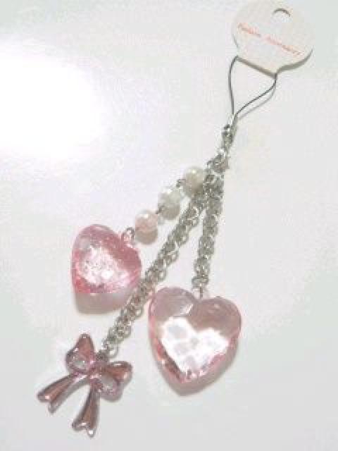 《New》プリンセス★ハート&リボン&パール*sweet-love*ストラップ < 家電/AV  《New》プリンセス★ハート&リボン&パール*sweet-love*ストラップ < 家電/AVの