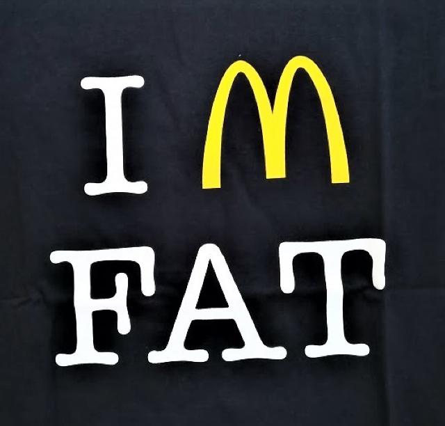 I’m FAT★おもしろTシャツ★黒★ブラック★XL★ < 男性ファッション  I’m FAT★おもしろTシャツ★黒★ブラック★XL★ < 男性ファッションの