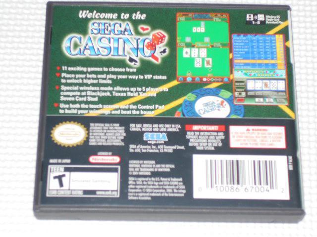 DSSEGA CASINO COŁtEtE\tgt  Q[{/\tg 