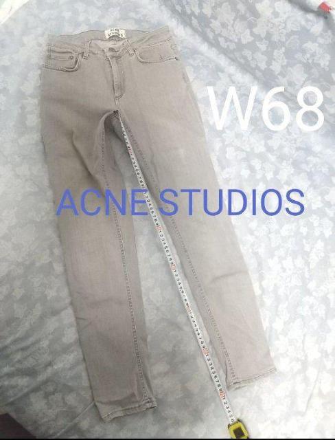 ���� Acne Studios  SKIN5 GRAY �X�L�j�[�f�j���p���c �E�H�b�V���O���[ 