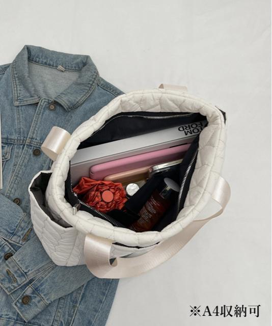 送料無料 新品 キルティングトートバッグ 韓国風鞄 軽量 < 女性ファッション  送料無料 新品 キルティングトートバッグ 韓国風鞄 軽量 < 女性ファッションの