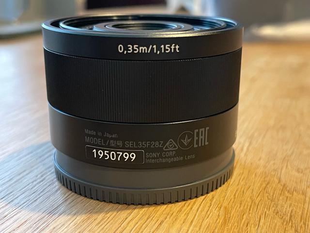 Sonnar T* FE 35mm F2.8 ZA SEL35F28Z < 家電/AV  Sonnar T* FE 35mm F2.8 ZA SEL35F28Z < 家電/AVの