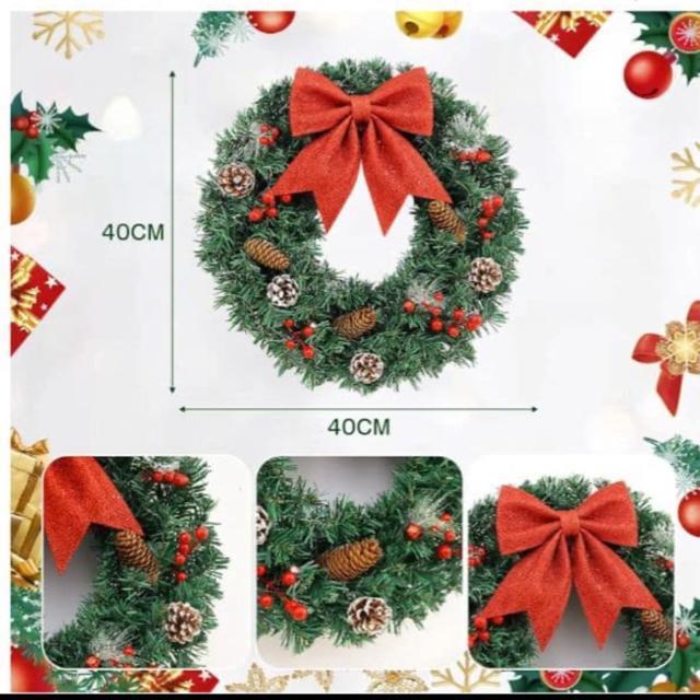 【新品未使用】クリスマスリース 玄関ドア用 飾り フラワーリース 花輪 壁掛け 造花 < インテリア/ライフ  【新品未使用】クリスマスリース 玄関ドア用 飾り フラワーリース 花輪 壁掛け 造花 < インテリア/ライフの