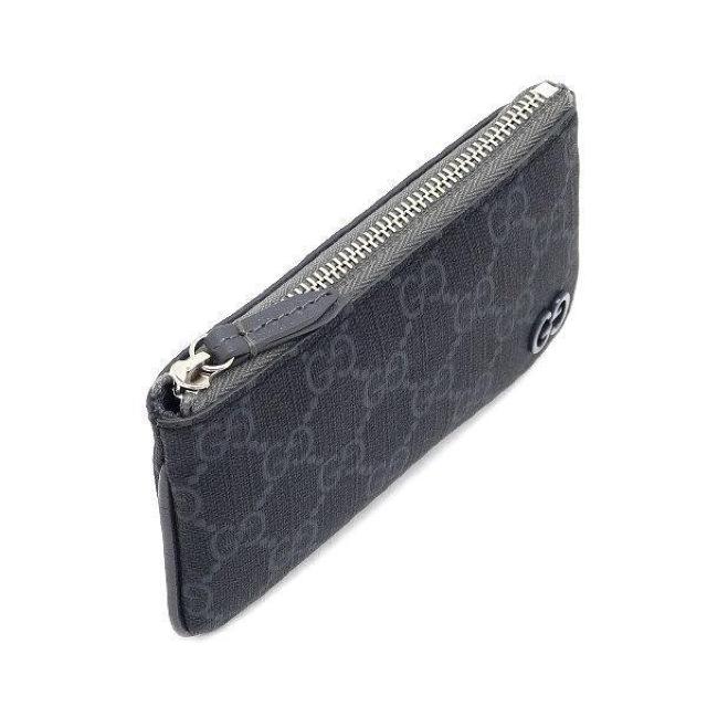 ◆ 新品 本物 ◆ GUCCI グッチ コインケース 小銭入れ グレー ブラック 黒 小物入れ 財布 袋 箱 人気 820666 < ブランド ◆ 新品 本物 ◆ GUCCI グッチ コインケース 小銭入れ グレー ブラック 黒 小物入れ 財布 袋 箱 人気 820666 < ブランドの