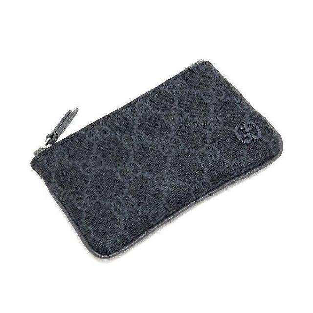 ◆ 新品 本物 ◆ GUCCI グッチ コインケース 小銭入れ グレー ブラック 黒 小物入れ 財布 袋 箱 人気 820666 < ブランド ◆ 新品 本物 ◆ GUCCI グッチ コインケース 小銭入れ グレー ブラック 黒 小物入れ 財布 袋 箱 人気 820666 < ブランドの