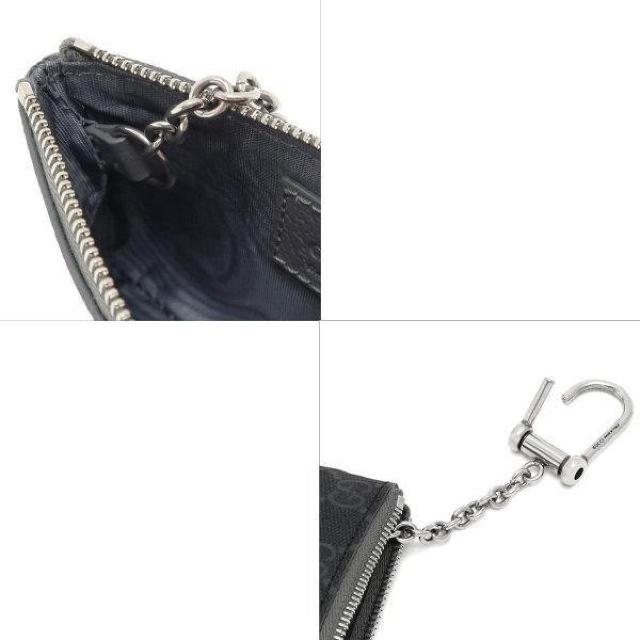 ◆ 新品 本物 ◆ GUCCI グッチ コインケース 小銭入れ グレー ブラック 黒 小物入れ 財布 袋 箱 人気 820666 < ブランド ◆ 新品 本物 ◆ GUCCI グッチ コインケース 小銭入れ グレー ブラック 黒 小物入れ 財布 袋 箱 人気 820666 < ブランドの