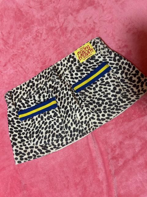 レオパード柄 ジッパーポケット ウール厚手 超マイクロミニスカート 未使用に近い 美品 < 女性ファッション レオパード柄 ジッパーポケット ウール厚手 超マイクロミニスカート 未使用に近い 美品 < 女性ファッションの