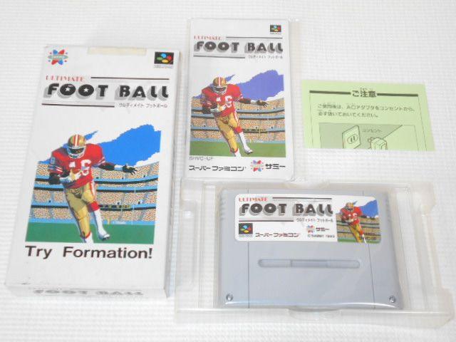 SFC★ウルティメイト フットボール < ゲーム本体/ソフト  SFC★ウルティメイト フットボール  < ゲーム本体/ソフトの