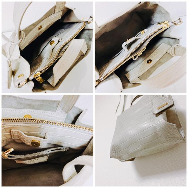 グレー型押しミニハンドバッグショルダーバッグ3wayゴールド < 女性ファッション グレー型押しミニハンドバッグショルダーバッグ3wayゴールド < 女性ファッションの