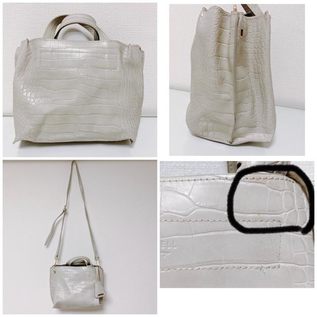 グレー型押しミニハンドバッグショルダーバッグ3wayゴールド < 女性ファッション グレー型押しミニハンドバッグショルダーバッグ3wayゴールド < 女性ファッションの