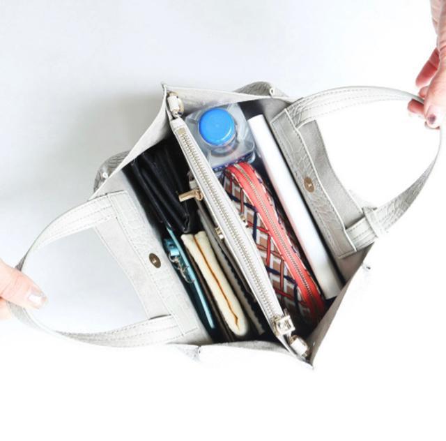 グレー型押しミニハンドバッグショルダーバッグ3wayゴールド < 女性ファッション グレー型押しミニハンドバッグショルダーバッグ3wayゴールド < 女性ファッションの